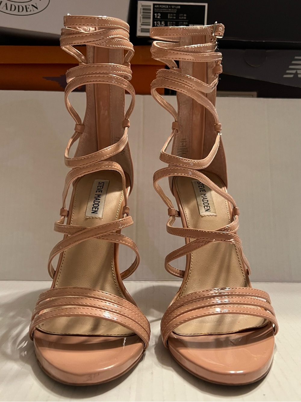 Steve Madden Women’s Flaunt Strappy Heeled Sandals